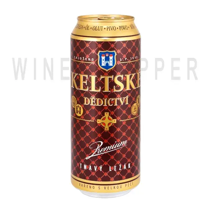 Пиво Keltske Dedictvi Tmavy Lezak, in can 0.5 л