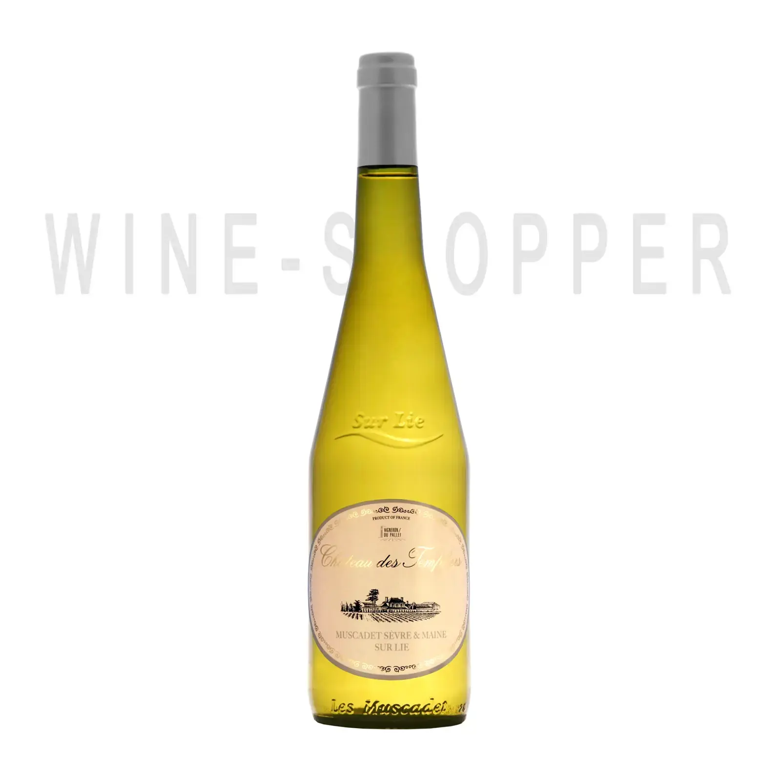 Вино Chateau des Templiers Muscadet Sevre et Maine AOC Sur Lie 2019 0.75 л