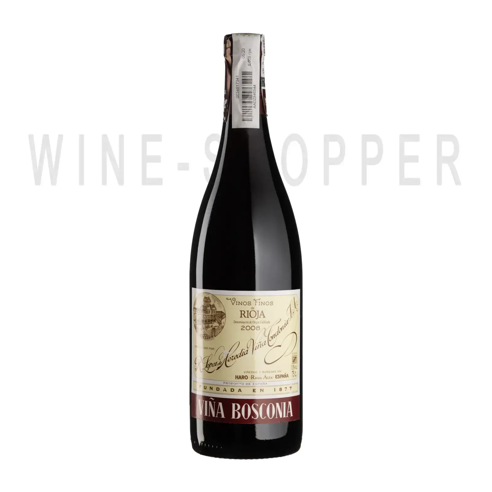 Вино Vina Bosconia Reserva, Rioja DOC 2008 0.75 л