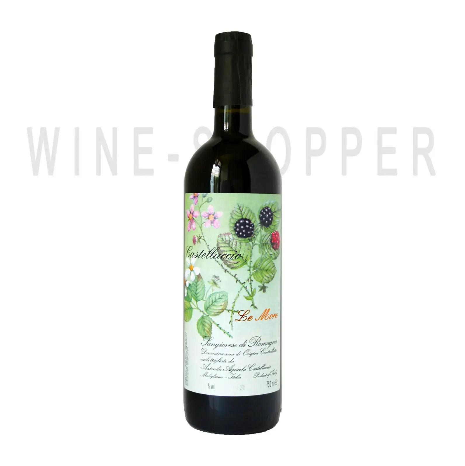 Вино Castelluccio, Le More Sangiovese di Romagna DOC 2019 0.75 л