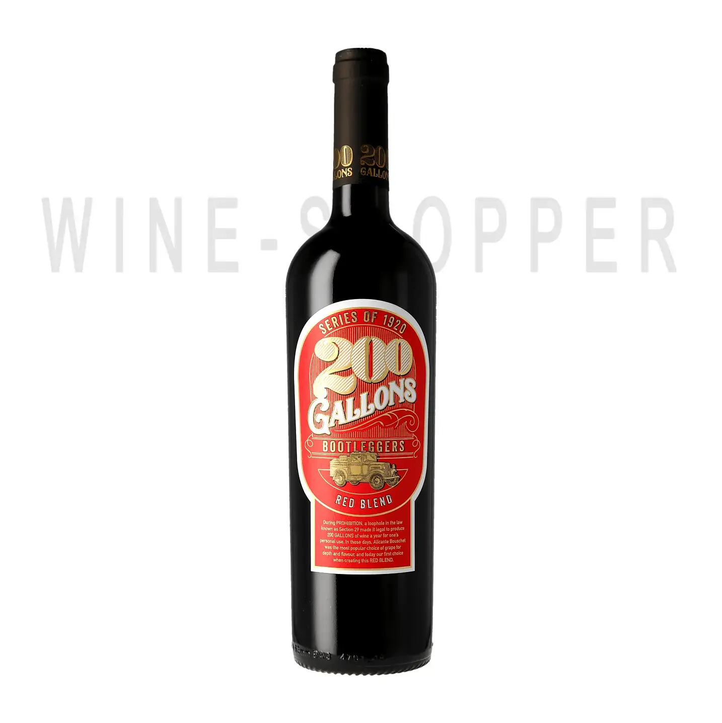 Вино 200 Gallons Bootleggers Red Blend 2019 0.75 л
