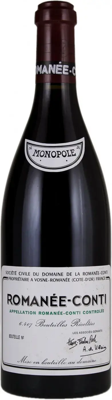 Вино Romanee-Conti Grand Cru AOC wooden box 1990 0.75 л