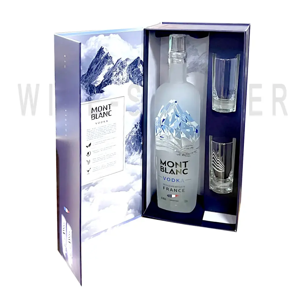  Набор Mont Blanc gift box with 2 glasses 1 л