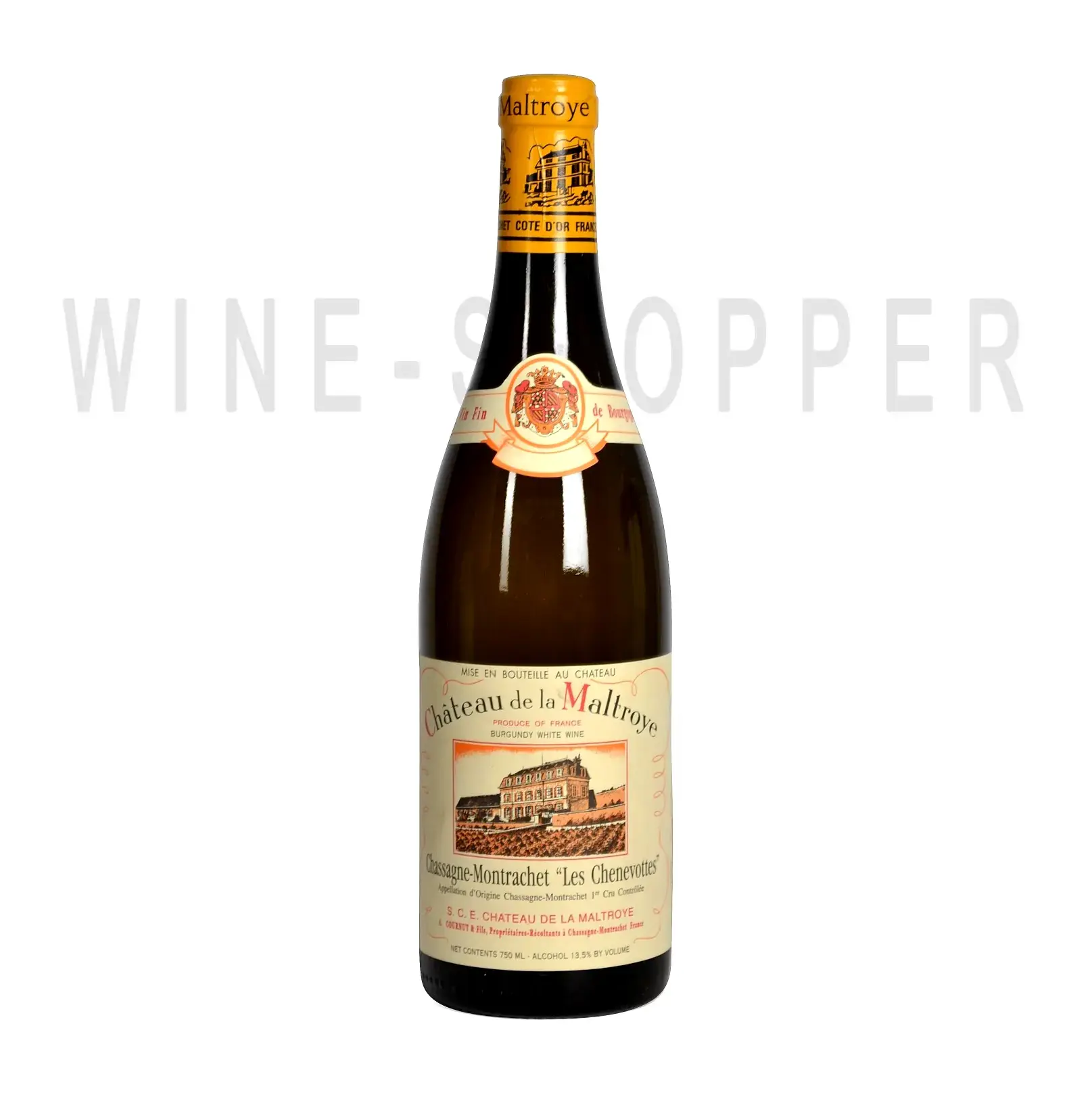 Вино Chateau de la Maltroye Chassagne-Montrachet Premier Cru Les Chenevottes AOC 2013 0.75 л