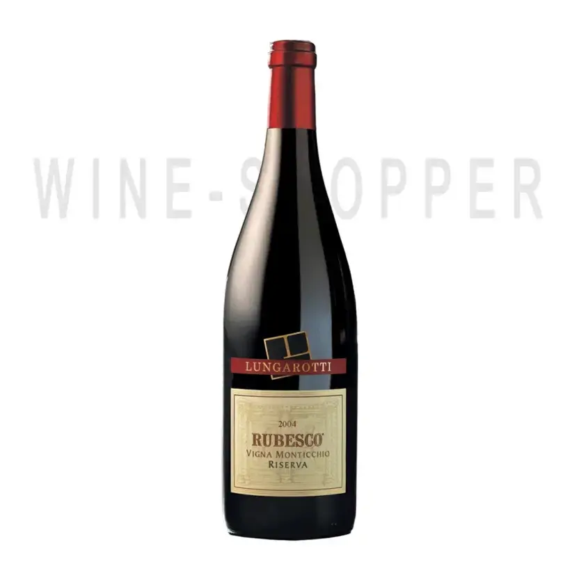 Вино Lungarotti Rubesco Riserva Vigna Monticchio Torgiano Rosso Riserva DOCG 2004 0.75 л