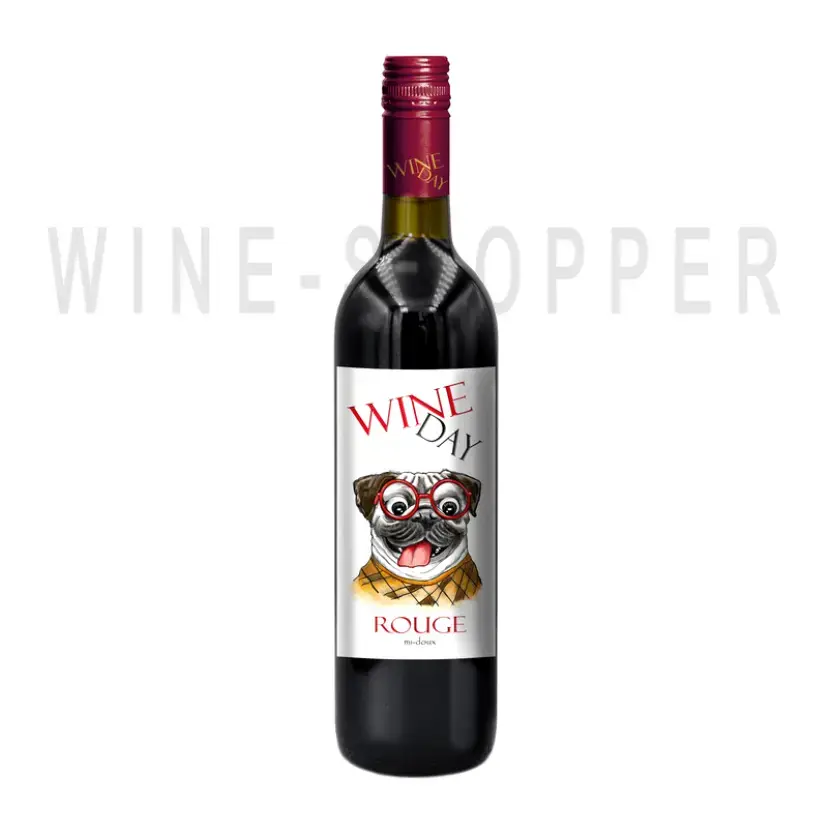 Вино Wine Day Rouge Mi-doux 0.75 л