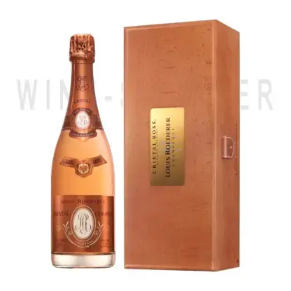 Шампанское Cristal Rose AOC wooden box 1995 0.75 л