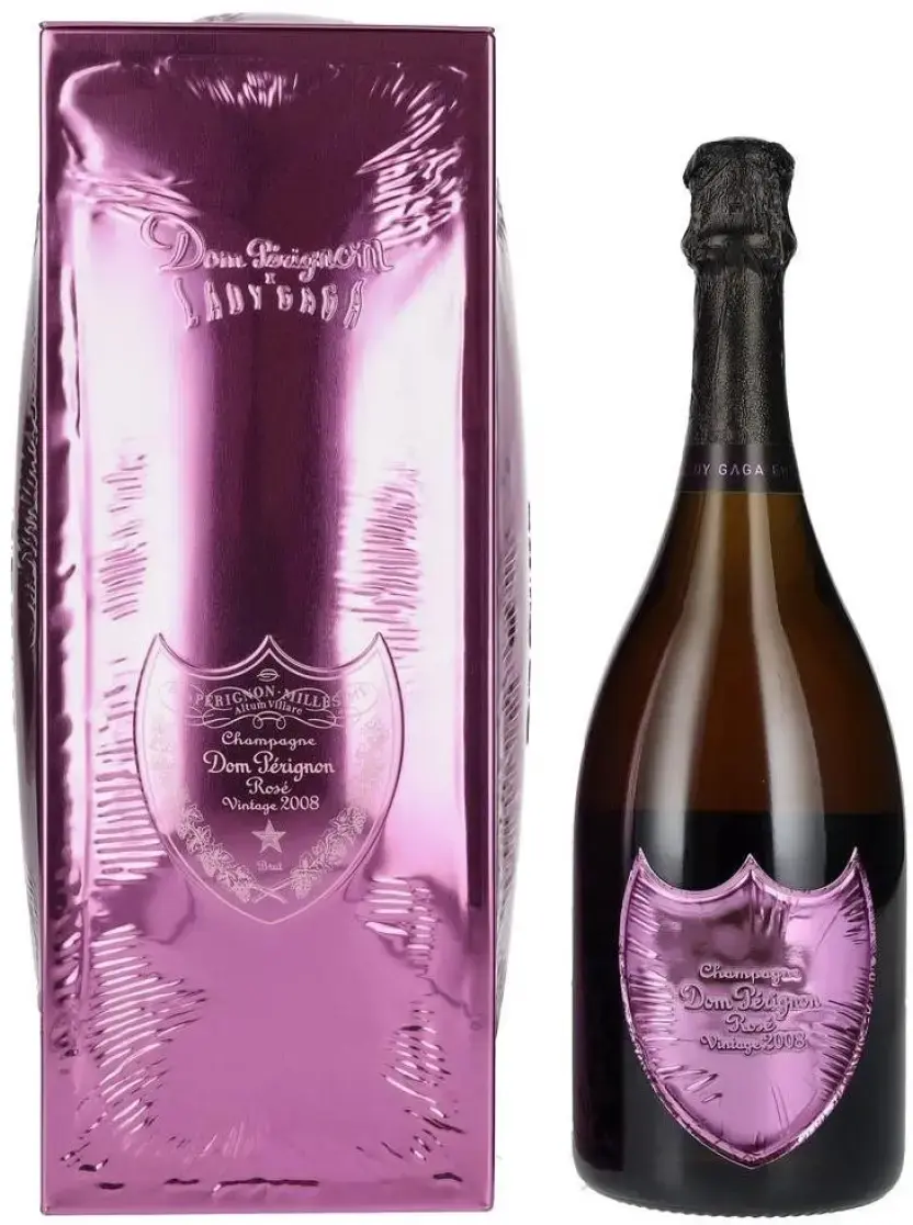 Шампанское Dom Perignon Rose, gift box Lady Gaga, 2008, 0.75 л