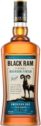 Виски Black Ram Bourbon Finish 3 Years Old, 1 л