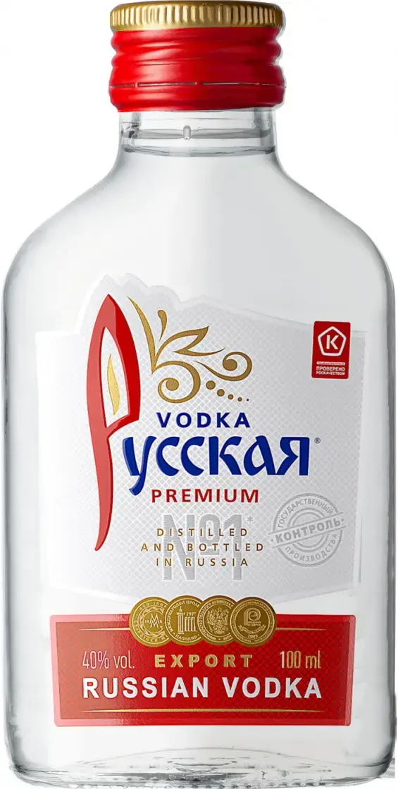 Водка Русская, 0.1 л