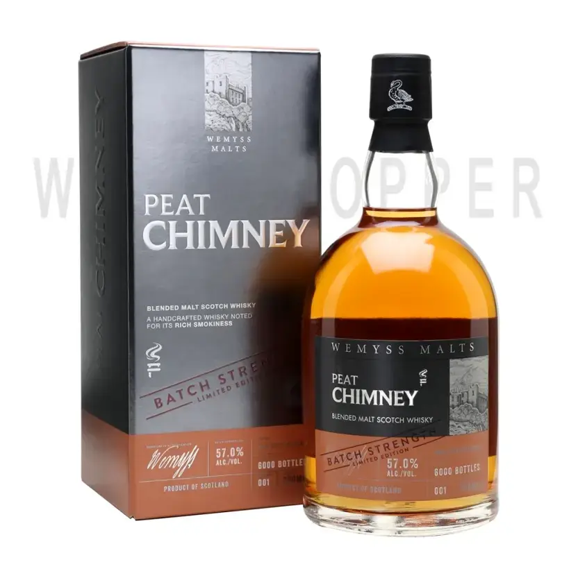 Виски Peat Chimney Batch Strength 3 Years Old gift box 0.7 л