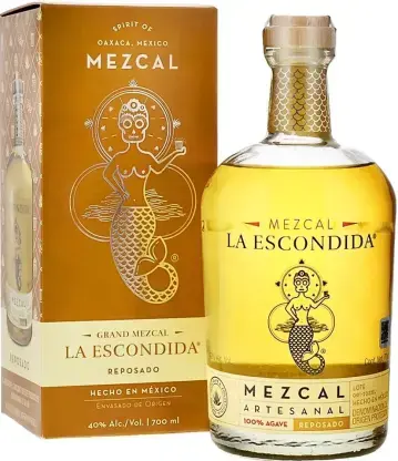 Мескаль Grand Mezcal La Escondida Reposado, gift box, 0.7 л