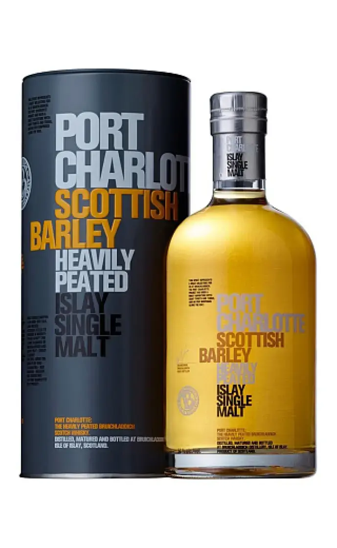 Виски Bruichladdich Port Charlotte Scottish Barley, gift tube, 0.7 л