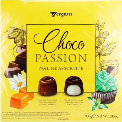  Vergani, Choco Passion Praline Assortite, 200 г