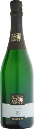 Игристое вино Winzer von Erbach Riesling Sekt Brut, 2021, 0.75 л 