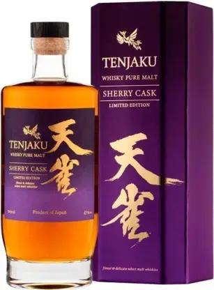 Виски Tenjaku Pure Malt Sherry Cask Limited Edition, gift box, 0.7 л