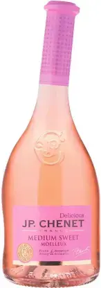 Вино J.P. Chenet Delicious Medium Sweet Rose Pays d'Oc IGP, 2023, 0.75 л