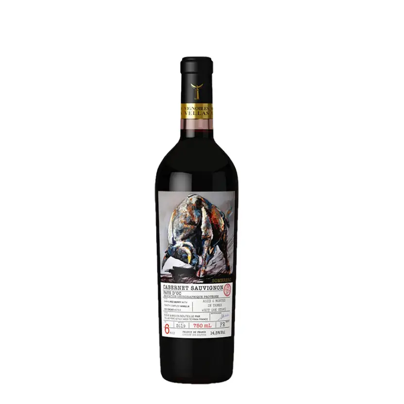 Вино Vellas Sombrero Cabernet Sauvignon, 2021, 0.75 л