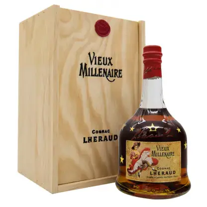 Коньяк Lheraud Cognac Vieux Millenaire wooden box 0.7 л