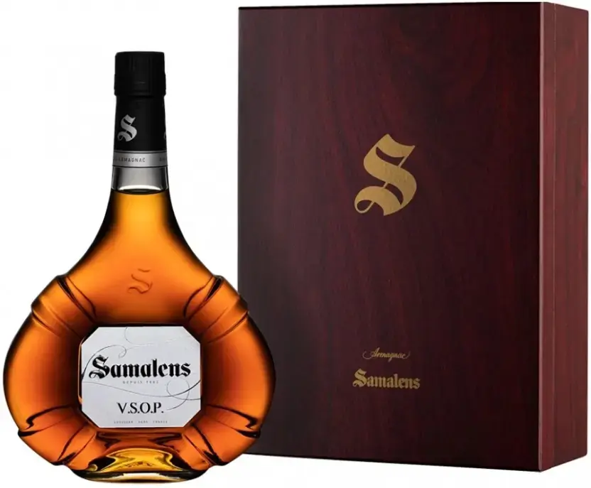Арманьяк Samalens Bas Armagnac VSOP, wooden box, 0.7 л