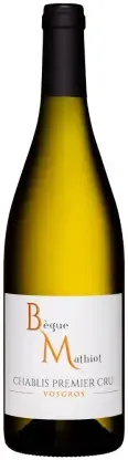 Вино Domaine Begue Mathiot Chablis 1-er Cru Vosgros AOC, 2022, 0.75 л