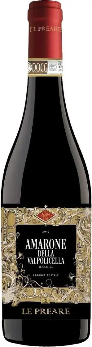 Вино Cantina di Negrar Le Preare Amarone della Valpolicella DOCG, 2020, 0.75 л