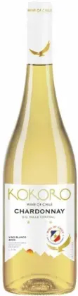 Вино Kokoro Chardonnay Valle Central DO, 2023, 0.75 л