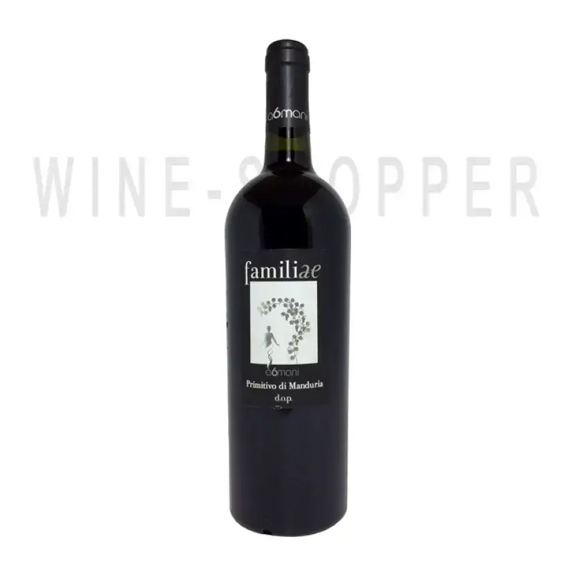 Вино A6mani Familiae Primitivo di Manduria 0.75 л