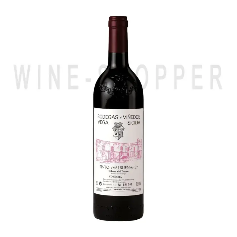 Вино Valbuena 5, Bodegas Vega Sicilia 2012 0.75 л