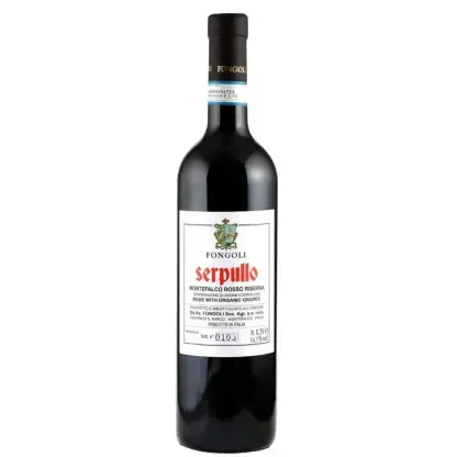 Вино Fongoli Serpullo Montefalco Rosso Riserva DOC Naturale, 2019, 0.75 л