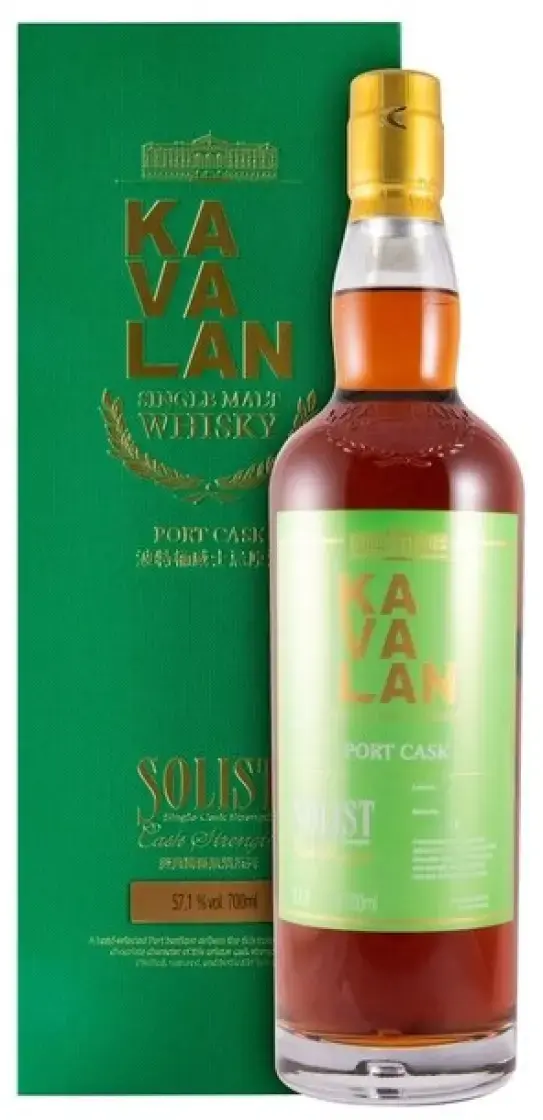 Виски Kavalan Solist Port Single Cask (57,1%), gift box 0.7 л 