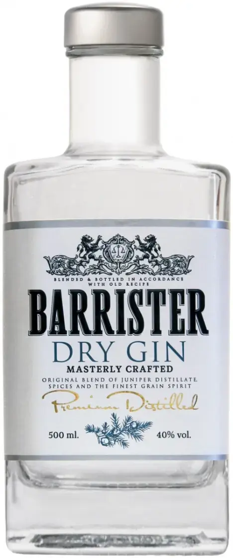 Barrister dry gin 0.5 л