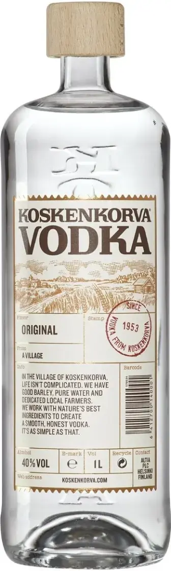 Водка Koskenkorva Vodka 1 л