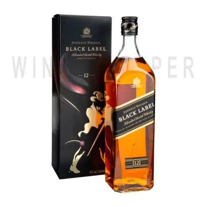 Виски Johnnie Walker Black Label in gift box 1 л