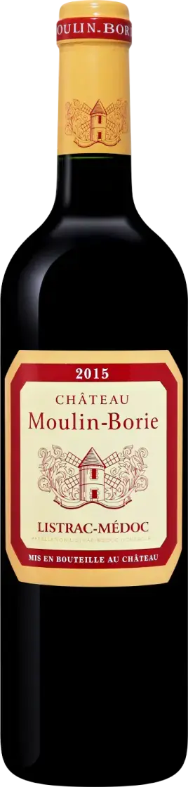 Chateau Moulin Borie Listrac Medoc, 2015, 0.75 л