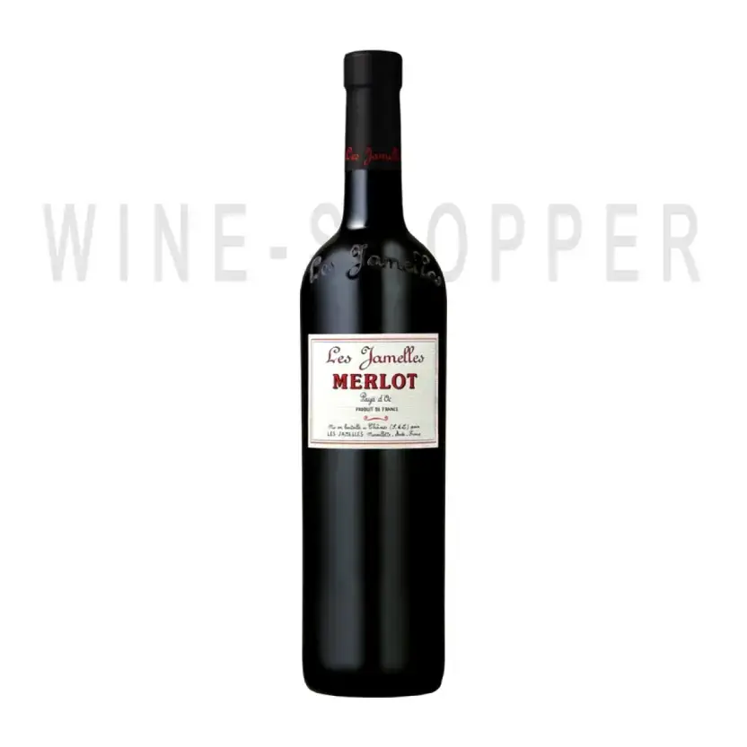 Les Jamelles Merlot. Pays d'Oc IGP 2016 0.75 л