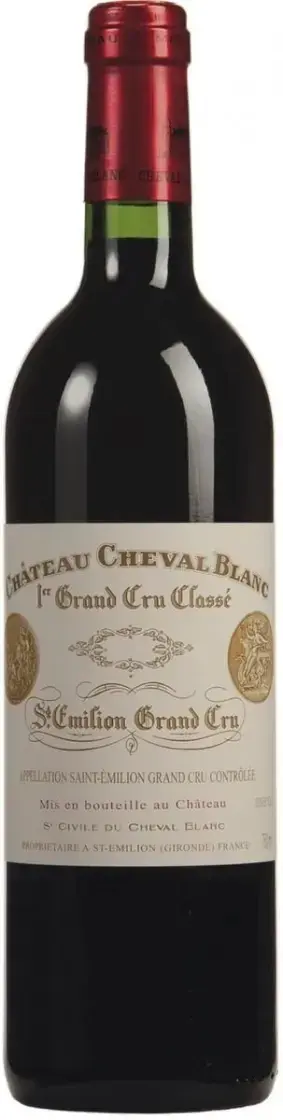 Вино Chateau Cheval Blanc, St-Emilion AOC 1-er Grand Cru Classe, 1995, 0.75 л
