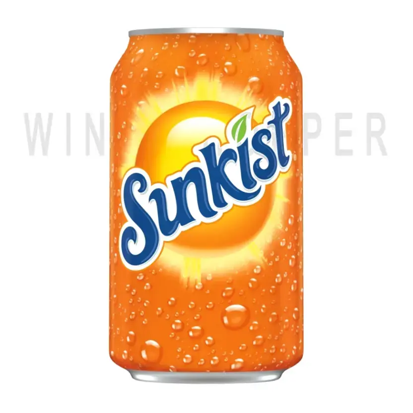  Sunkist Orange aluminum can 0.355 л