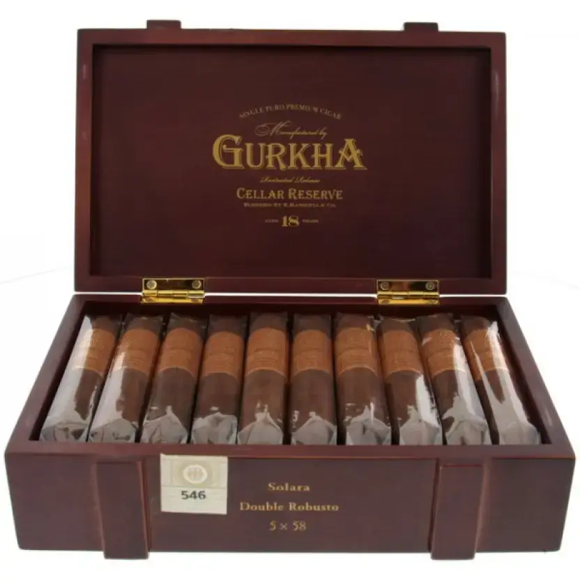 Сигары Gurkha Cellar Reserve Aged 18 Years Solara Double Robusto 1шт