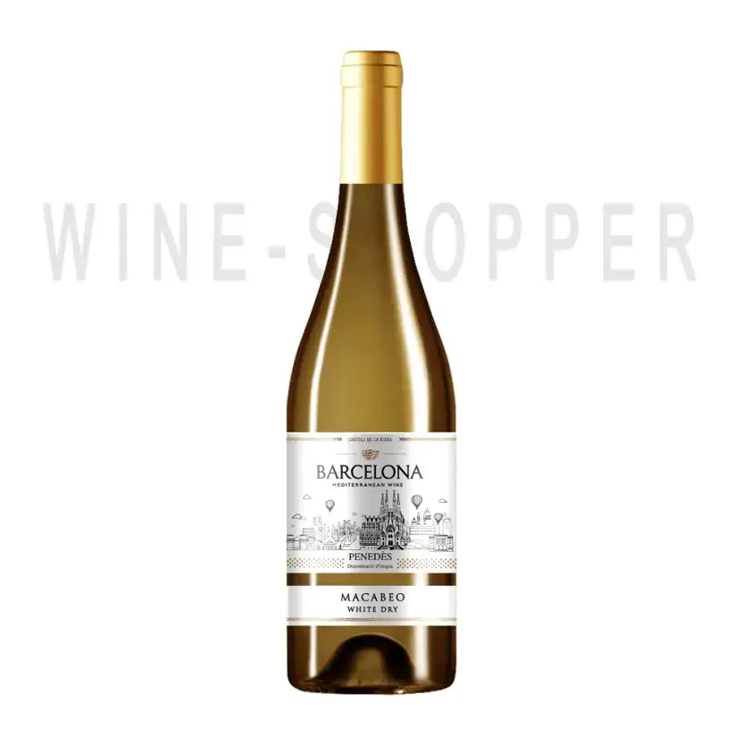 Barcelona Mediterranean Wine, Macabeo, Penedes DO 0.75 л