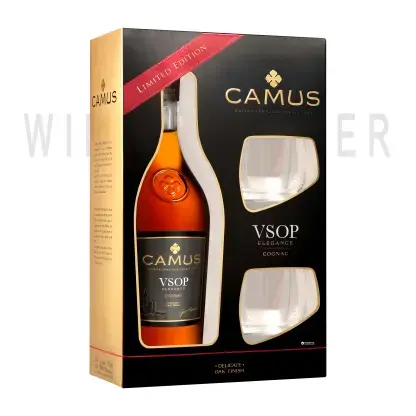 Коньяк Camus VSOP Elegance, gift box with 2 glasses 0.7 л