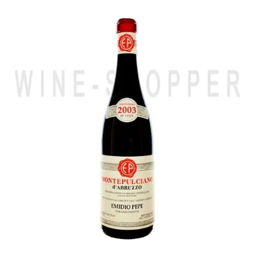 Вино Emidio Pepe Montepulciano d'Abruzzo DOC 2003 0.75л