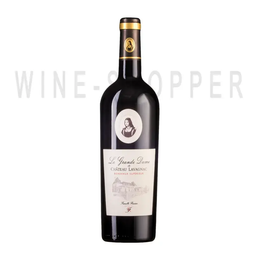 Вино La Grande Dame de Chateau de Lavagnac Bordeaux Superieur AOC 0.75 л