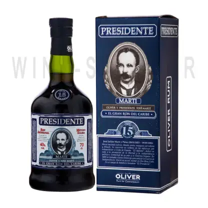 Ром Presidente 15 Anos, gift box 0.7 л