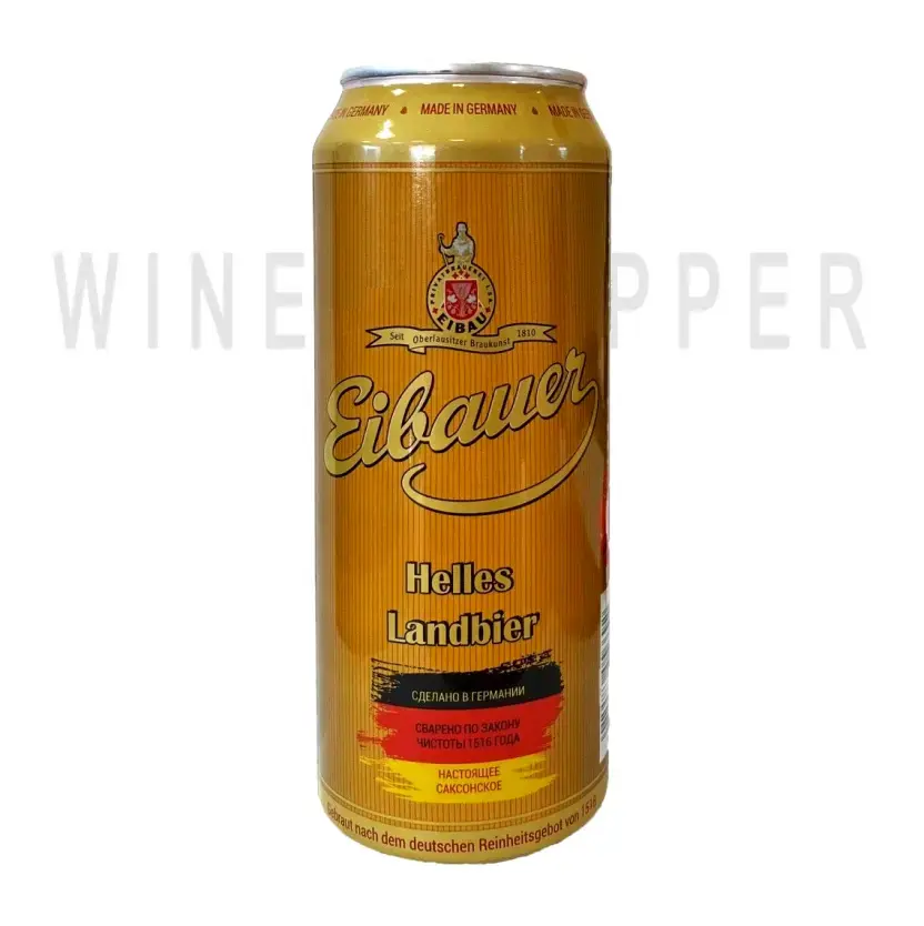 Пиво Eibauer Helles Landbier, in can 0.5 л