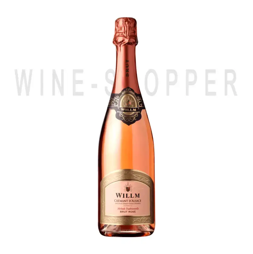 Игристое вино Willm, Cremant d'Alsace AOC Brut Rose 0.75 л