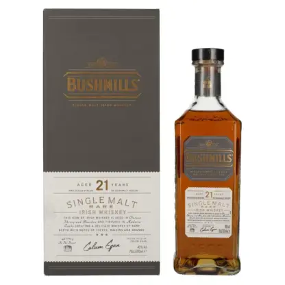 Виски Bushmills 21 Years Old, gift box 0.7 л