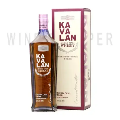 Виски Kavalan Concertmaster Sherry Cask Finish gift box 0.7 л