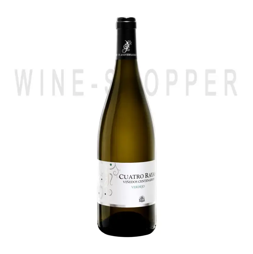 Вино Cuatro Rayas, Vinedos Centenarios Verdejo, Rueda DO 0.75 л