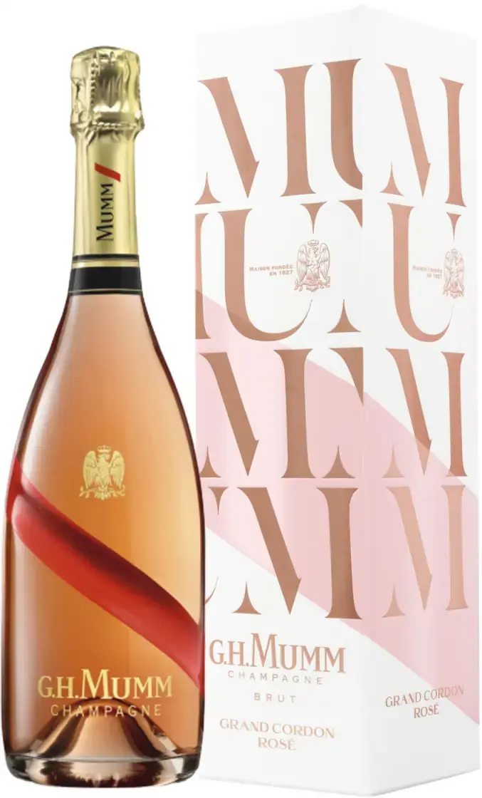 Шампанское Mumm Grand Cordon Rose Brut, gift box, 0.75 л